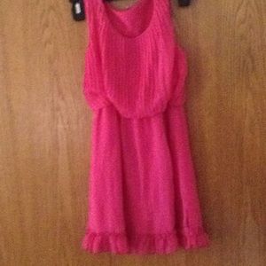 Kids Pink Ruffle Dress